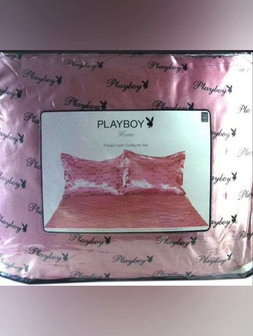 Playboy Queen Comforter And Pillow Cases